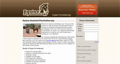 Desktop Screenshot of equine-psychotherapy.com