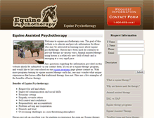 Tablet Screenshot of equine-psychotherapy.com